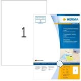 HERMA Etikett Herma Etiketten permanent haftend 210 x 297 mm Folie transparent 80