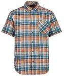 CMP Outdoorbluse MAN Shirt Stilvolles Kurzarmhemd mit Karomuster, ideal f&uuml;r
