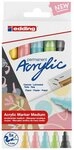 edding Marker Edding Acrylmarker Acrylic 5100 Mittel 5er Set