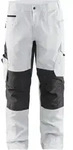 Bl&aring;kl&auml;der Arbeitshose Malerhose Mit Stretch grau|wei&szlig; C148
