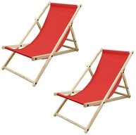 ECD Germany Gartenliege Holz Liegestuhl Beachstuhl klappbarer Strandstuhl Strandliege