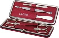 ERBE Manik&uuml;re-Etui Siena, 5 tlg., Hochwertiges Leder und robuste Verarbeitung...