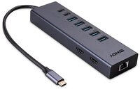 Lindy DST-Mini Duo - Dockingstation - f&uuml;r Laptop, Tablet, Smartphone