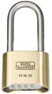 Burg W&auml;chter Vorh&auml;ngeschloss BURG-W&Auml;CHTER Zahlen-Vorhangschloss 37491