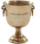 Wohnling Sektk&uuml;hler WL6.467 Champagnerk&uuml;hler Gold 28,5x37,5x28,5 cm Flaschenk&uuml;hler