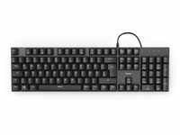 Hama Mechanische Office Tastatur MKC-650", Schwarz, Anthrazit Tastatur"