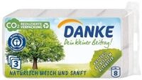 Danke Toilettenpapier Toilettenpapier, (8 x 150 Blatt) 3 lagig (1-St)