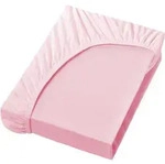 Formesse Spannbettlaken Bella Gracia, Jersey, Gummizug: Rundumgummi, (1 St&uuml;ck) rosa