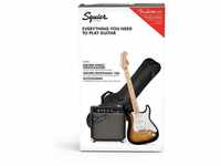 Squier E-Gitarre, Sonic Series Stratocaster Pack MN 2-Color Sunburst