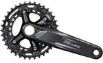 Shimano Fahrradkurbel SHIMANO Kurbelgarnitur DEORE FC-M4100 Kurbelgarnitur - 10-fach,