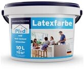 plid Latexfarbe Latexfarbe abwaschbare Wandfarbe K&uuml;chenfarbe Innenfarbe Badfarbe,