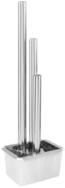 vidaXL Wasserfall Gartenbrunnen Silbern 48x34x153 cm Edelstahl