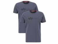 Alpha Industries T-Shirt ALPHA INDUSTRIES Men - T-Shirts Alpha Label T 2 Pack