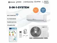 HOME DELUXE 4-in-1-Klimagerät Klimaanlage SPLIT 12000 BTU, Ouick Connect -...