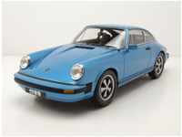 Schuco Modellauto Porsche 911 Coupe 1977 blau metallic Modellauto 1:18 Schuco,