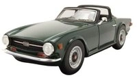 Schuco Modellauto Triumph TR6 offenes Surrey Top 1968 british racing green, Ma&szlig;stab