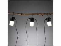 Paulmann Gartenleuchte LED Plug & Shine Lichterkette Tubs in Anthrazit 3x 2W...