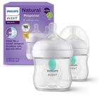 Philips AVENT Babyflasche Natural Response Babyflasche, mit Air-Free Ventil,