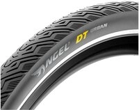 Pirelli Fahrradreifen Pirelli Angel DT Urban Drahtreifen 700x47C Schwarz-Reflex...