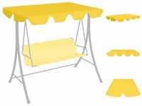 vidaXL Canopy for rocking chair 188/168x110/145 cm yellow (312091)