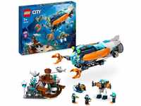 LEGO® Konstruktionsspielsteine Forscher-U-Boot (60379), LEGO® City, (842 St),...