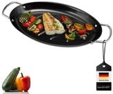 bremermann Grillplatte Fisch-Grillpfanne oval, Grillplatte antihaftbeschichtet (1-St)