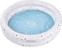 Swim Essentials Pool Swimming Pool 100 cm Terrazzo Wei&szlig; 100 x 17 cm, Swimmingpool