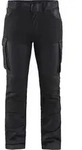 Bl&aring;kl&auml;der Arbeitshose Damen Service Arbeitshose Denim Stretch blau|schwarz C32