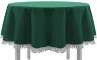 EXKLUSIV HEIMTEXTIL Gartentischdecke Gartentischdecke mit Fransen Tischdecke...