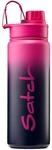 Satch Trinkflasche Edelstahl Trinkflasche 0,5 l Pink Graffiti, Sportflasche,