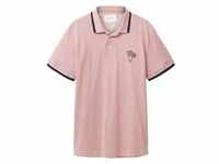 TOM TAILOR Poloshirt SLUB (1-tlg) aus Baumwolle rosa XL