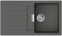 hansgrohe Granitsp&uuml;le hansgrohe S520-F345 Exzenterbedienung D-100 steingrau,...