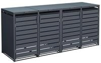 WESTMANN M&uuml;lltonnenbox Kubus, Platz f&uuml;r 4x240 L M&uuml;lltonnen