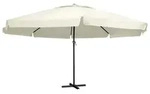vidaXL Sonnenschirm Sonnenschirm mit Aluminium-Mast 600 cm Sandwei&szlig;