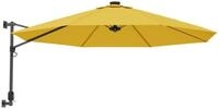 vidaXL Sonnenschirm, Wand-Balkonschirm Gelb 290 cm