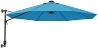 vidaXL Sonnenschirm Wand-Sonnenschirm Meerblau 290 cm