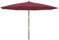 vidaXL Sonnenschirm Sonnenschirm mit Holzmast Bordeauxrot 400x273 cm