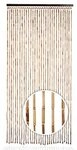 Kobolo T&uuml;rvorhang Bambusvorhang BAMBOO -Braun Natur - 90x200 cm (1 St), &Ouml;sen,