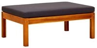 vidaXL Hocker, Gartenhocker 2 Stk. Massivholz Akazie