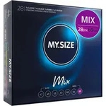 MY.SIZE Kondome Mix, gemischte Kondome in individueller Passform, blaue, rote...