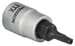 PROXXON INDUSTRIAL Steckschl&uuml;ssel Proxxon 1/4" TX-Einsatz T 25 mit Stirnbohrung