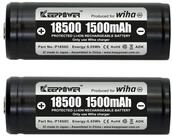 Wiha Wiha Akku-Set 18500 Li-Ion, (2 St&uuml;ck) Akku 1500 mAh (3,7 V V)