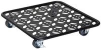 WAGNER design yourself Pflanzenroller BLACK FLORAL EDITION &Oslash; 30 x 5,5 cm I rund &