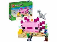 LEGO® Konstruktionsspielsteine Das Axolotl-Haus (21247), LEGO® Minecraft,...
