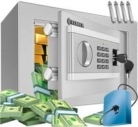 KESSER Tresor, Elektrischer Tresor Inkl. Batteriebox Elektronischer Safe 3