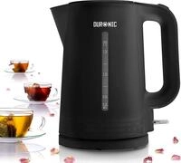 Duronic Wasserkocher, EK17 BK Wasserkocher, 1,7l Fassungsverm&ouml;gen, 2200 Watt