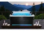 mSpa Whirlpool Oslo XL - &Oslash; 160 x 65 cm - ganzj&auml;hrig Outdoor Pool - 6Pers. - UVC+,