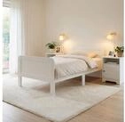 Homestyle4u Funktionsbett 90x200 100x200 120x200 Seniorenbett Komfortbett Braun Natur