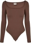 URBAN CLASSICS Langarmshirt Urban Classics Damen Ladies Organic Longsleeve Body