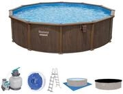 Bestway Pool Hydrium&trade; (Set, Inkl. Sandfilteranlage, Sicherheitsleiter, Abdeckplane,